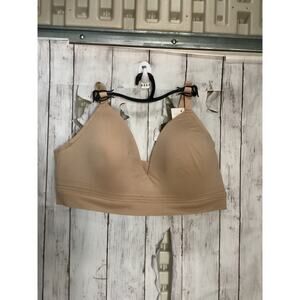 Joyspun Seamless Light Lift Wireless Bra Size XXXL Beige NWT